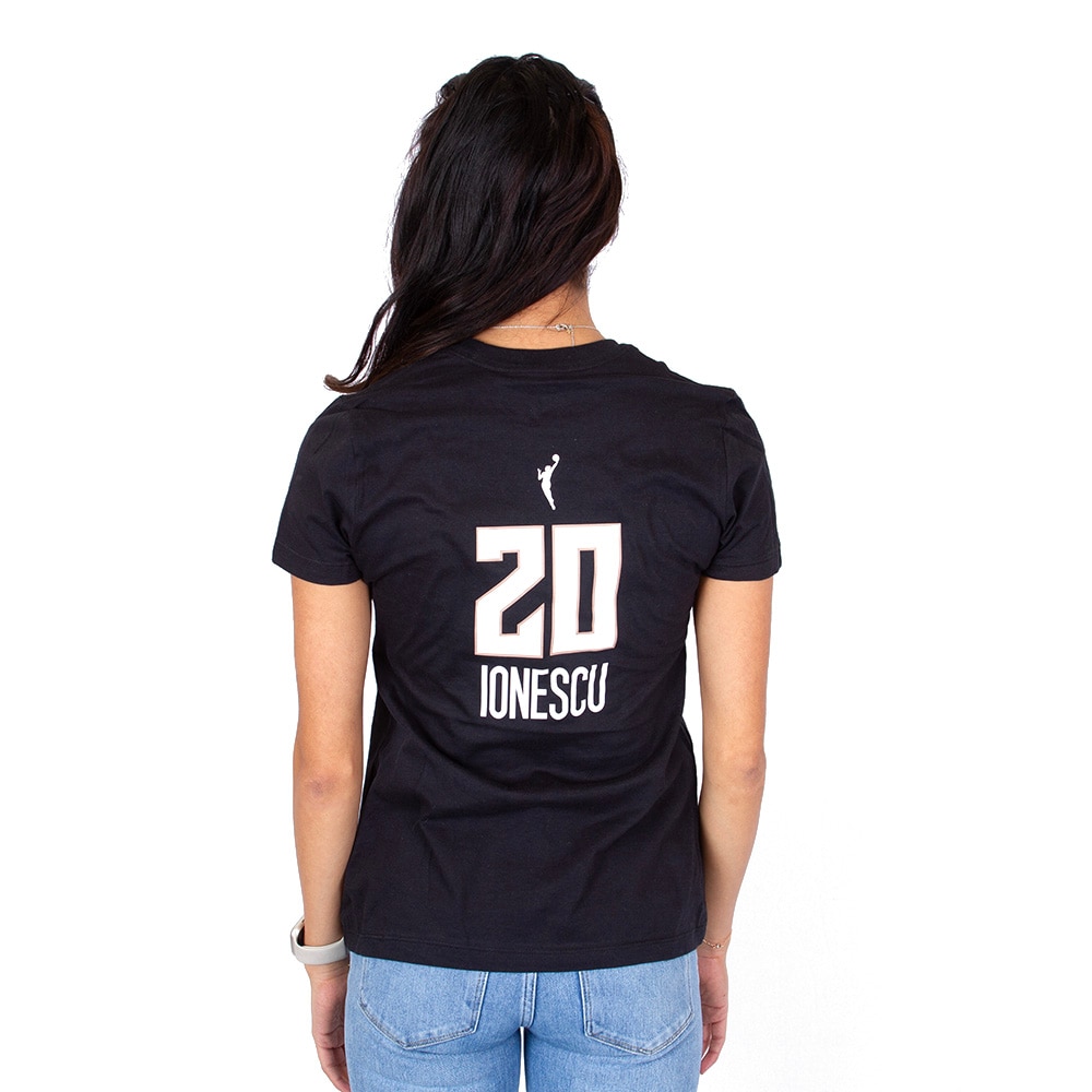 Ducks Spirit, Nike, Black, Crew Neck, Cotton, Women, Basketball, Core, WNBA, 2025, New York Liberty, #20, Sabrina, T-Shirt, 952552